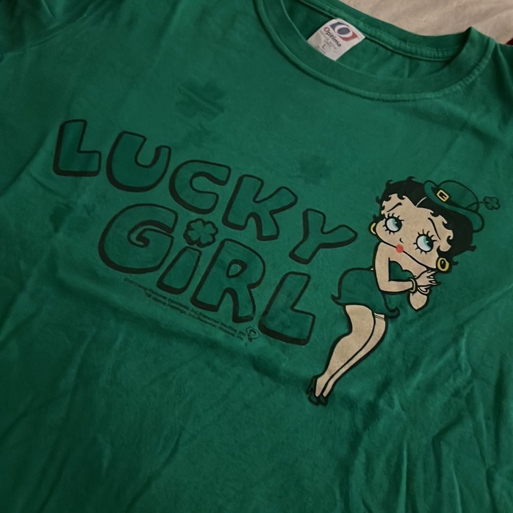 Betty Boop lucky girl T-shirt